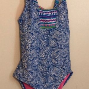 Limited Too Girls Swimwear SZ4 NWT Blue 1PC